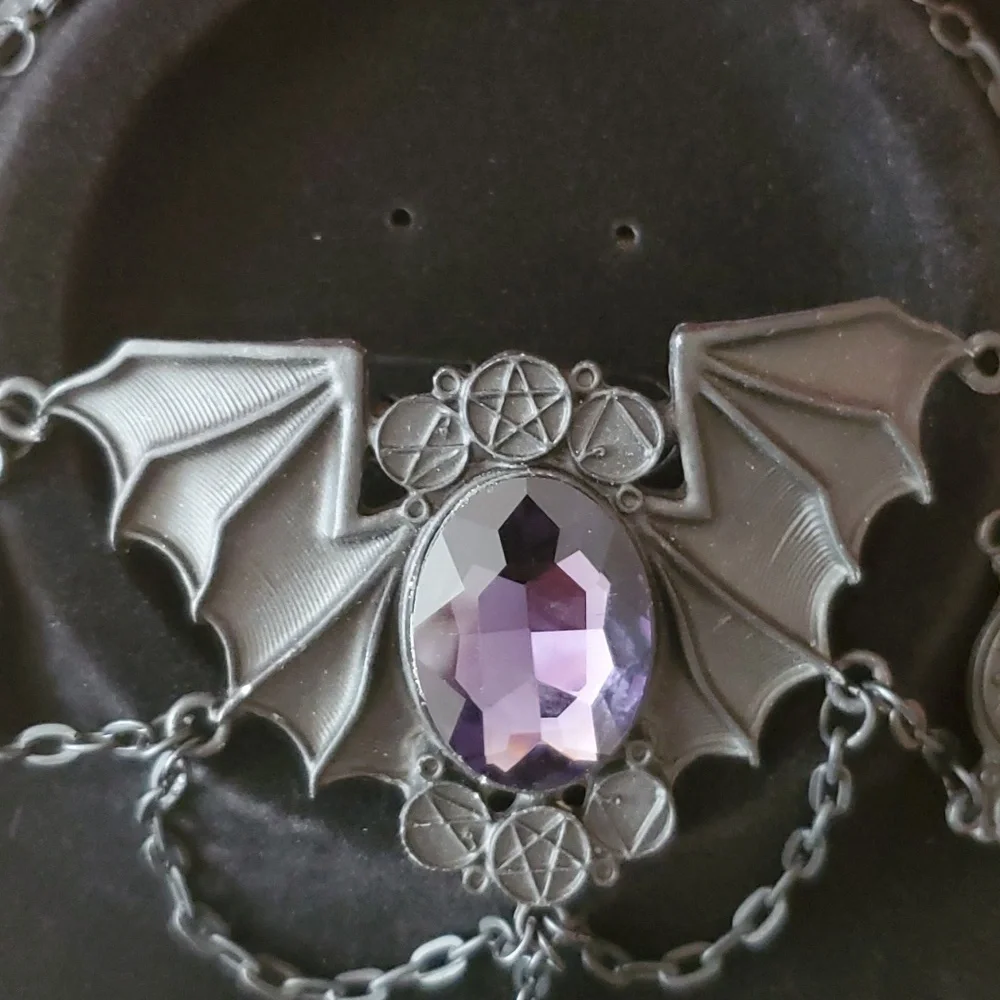 *NWT* Restyle's Purple Posession Bat Choker - Picture 5 of 16